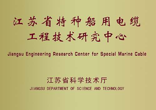 Jiangsu Special Marine Cable Engineering Technology Research Center